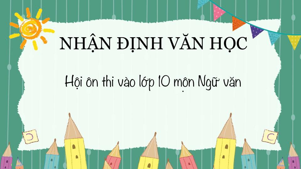 Những Đặc Trưng Của Văn Học